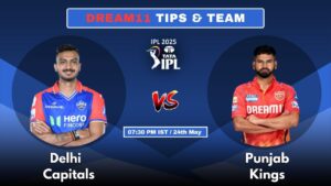 DC vs PBKS Today’s Dream11 Fantasy Team