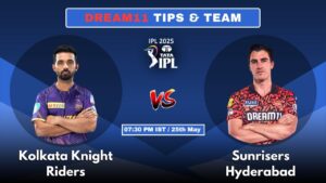 KKR vs SRH Today’s Dream11 Fantasy Team