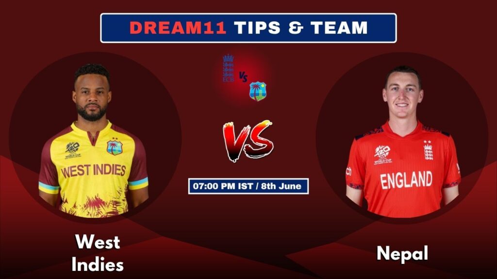 WI vs ENG Today’s Dream11 Fantasy Team