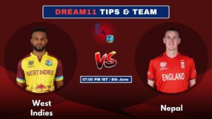 WI vs ENG Today’s Dream11 Fantasy Team