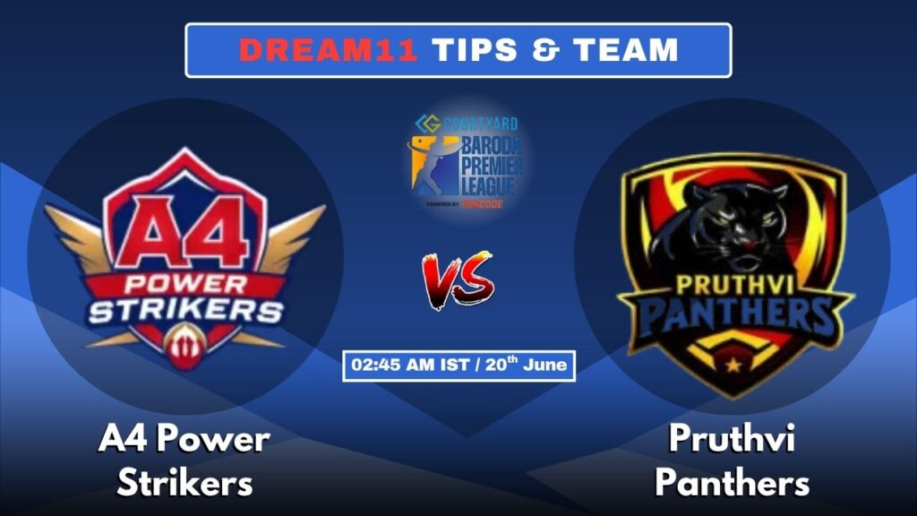 APS vs PP Today’s Dream11 Fantasy Team