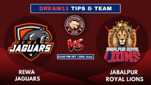 RJ vs JRL Today’s Dream11 Fantasy Team