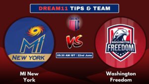 MI NY vs WSF Today's Dream11 Fantasy Team