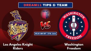 LAKR vs WSF Today's Dream11 Fantasy Team
