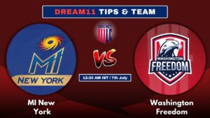 Game-Changing Dream11 Tips for MI NY vs WSF